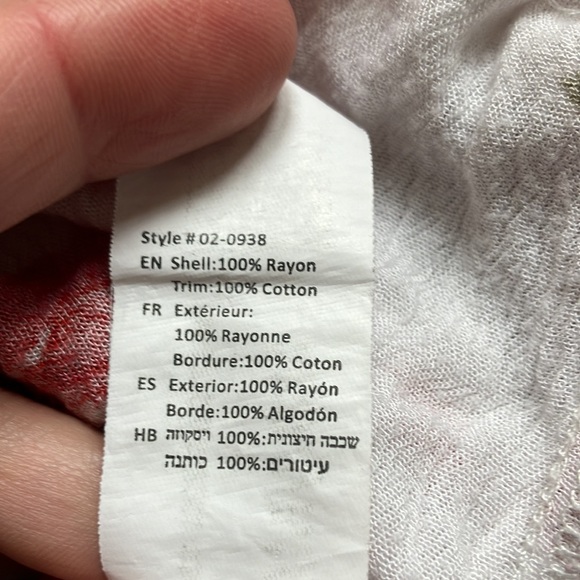 🌺Streetwear Society Floral Off Shoulder Bell Sleeve Crop Top Size M - Picture 4 of 4